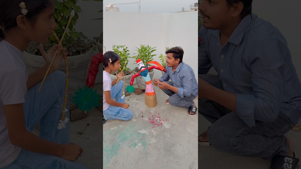 Sab Ne Milkar Ravan jalaya 😀🙏 