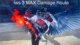 TEKKEN 8: Devil Jin's Forgotten Just Frame Combo. iws 3 Max Damage No Walls Wealth