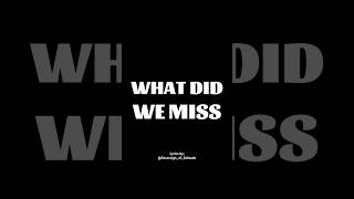 WHAT DID WE MISS | Emotional  Ballad About Loss, Grief & Suicide Prevention