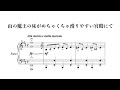山の魔王の床がめちゃくちゃ滑りやすい宮殿にて #piano #sheetmusic
