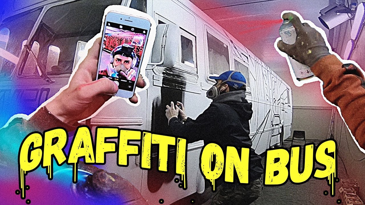 TAGGER 7 HELE RUSSEBUSSER | WHOLECAR BUS | GRAFFITI BOMBING