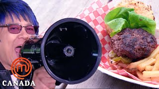 The Red Team Serves Raw Burgers To Motorcycle Enthusiasts | MasterChef Canada | MasterChef World