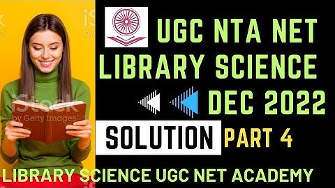 UGC NTA NET LIBRARY SCIENCE l Rajasthan Librarian l Bihar Librarian l KVS Librarian l NVS Librarian