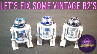 Customizing and Fixing some Vintage Kenner R2-D2s