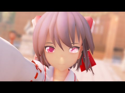 【東方MMD】博麗霊夢でアイドル