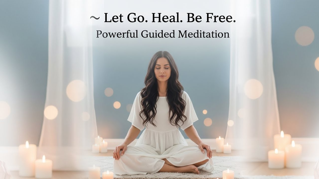Powerful Guided Meditation for Healing & Letting Go 🤍 - YouTube