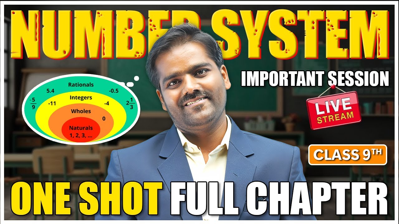 Number System ONE SHOT | Full Chapter Revision | Class 9th Maths ...