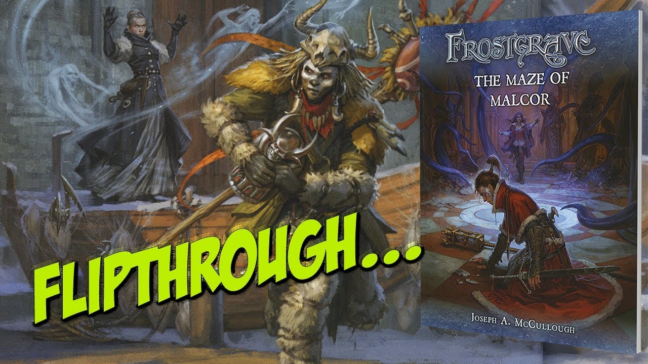 Frostgrave: The Maze of Malcor and 'The Grimoire' Card decks | Flipthrough