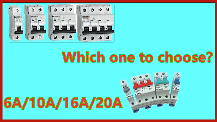 How to choose right MCB breaker by current rating？