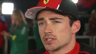 F1 AUSTRALIA 2023| CHARLES LECLERC POST QUALY INTERVIEW