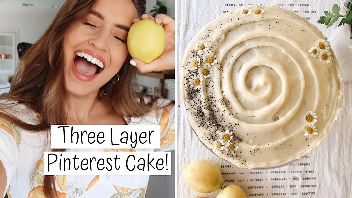 MAKING LEMON POPPY SEED CAKE | Kristin's Kitchen