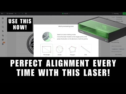 xTool S1 Pin Point Positioning (Perfect Alignment Easily!)