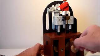 HUNTSMAN and TROTTING HORSE - Wooden Automaton by BANOFALK of OTLEY