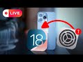 iOS 18 - O QUE DIZER DESSA ATUALIZAÇÃO. 🔴Bate-Papo com inscritos!