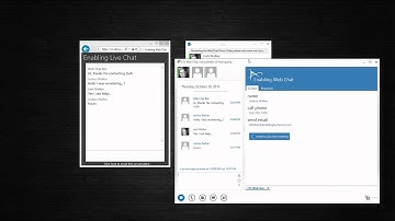 Enabling WebChat Demo Live Chat for Microsoft Lync/ Skype for Business
