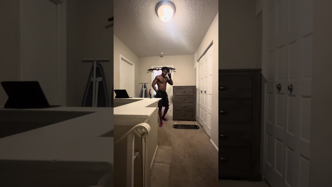 Calisthenic Workout push-up board added and pull-up bar added 