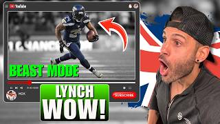 BRITISH GUY React to Marshawn Lynch BEAST MODE Career Highlights!