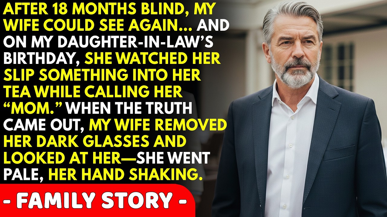 My Wife Regained Her Sight in Secret—At My DIL’s Birthday, She Saw Something She Shouldn’t