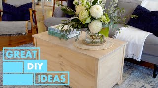 How to make a Blanket Box | DIY | Great Home Ideas