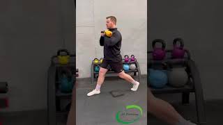 Dual Rack Kettlebell Split Squat