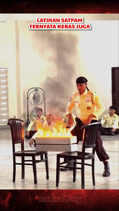 Latihan fisik personil satpam ternyata keras juga #satpam #polisi #tni