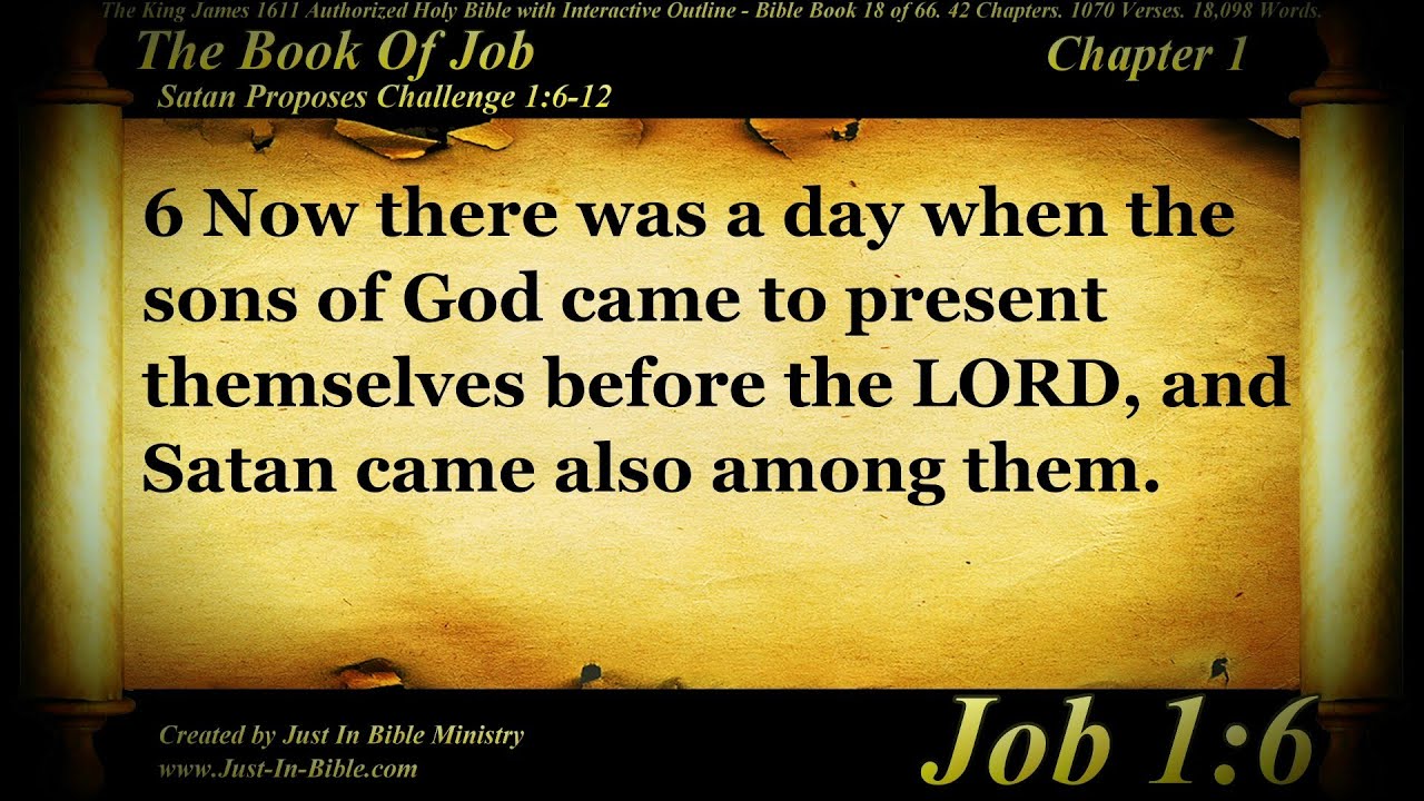 Книга Иова, глава 1 — Библия, книга 18 — Священное Писание, аудиотекст — Библия для чтения вслух,...