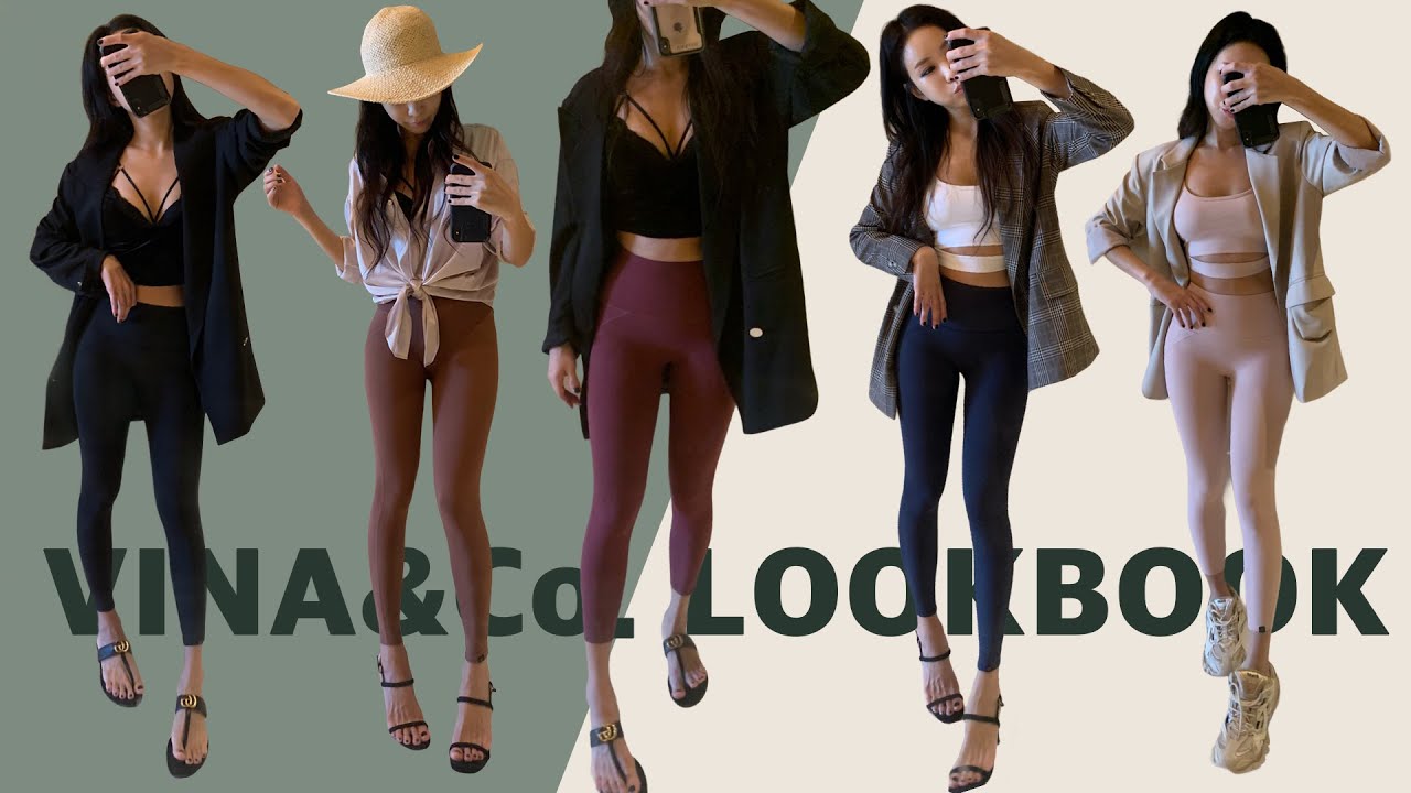 비나앤코 힙업레깅스 룩북 • VINA&Co. HipUp Leggings Lookbook YouTube