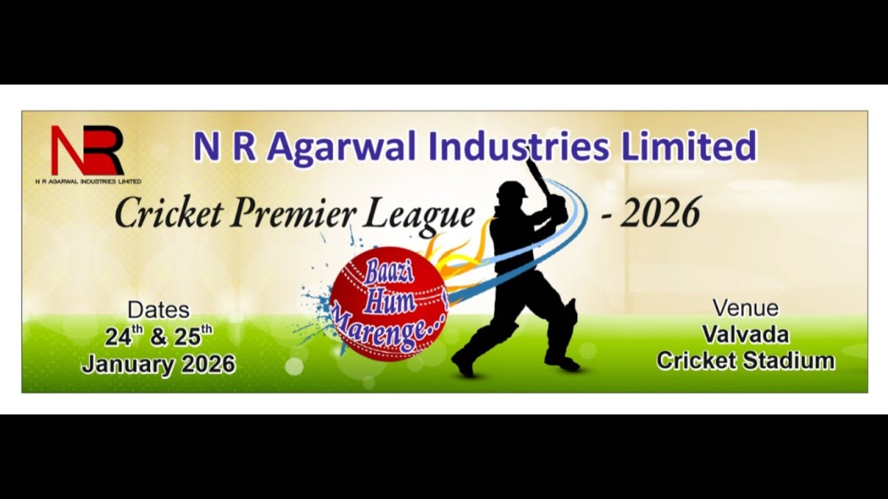 📺 NR AGRAWAL PREMIER LEAGUE || 2026 🏏LIVE MATCH STREAMING - Day-1