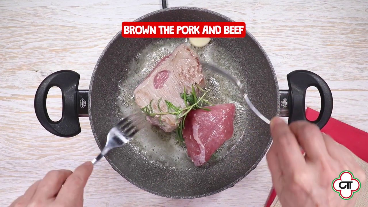 Meatfilled "Agnolotti" with Taleggio PDO fondue YouTube