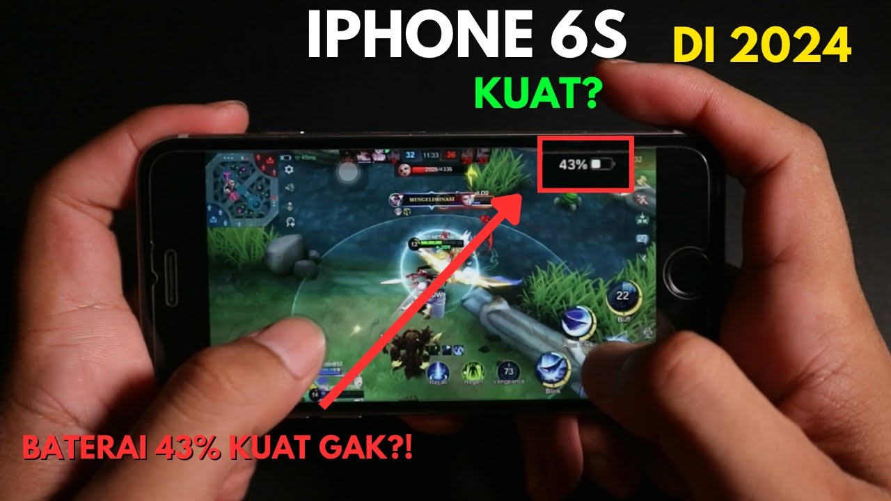 IPHONE 6S TES 2 MATCH GAMING MOBILE LEGENDS | by ANTI META