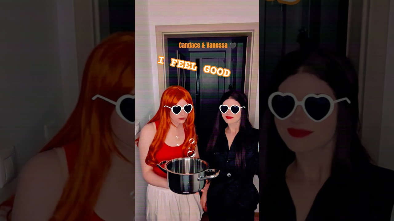 👹AAA👹 I feel good | Candace & Vanessa @nikkihatsunecosplay #cosplay #shorts