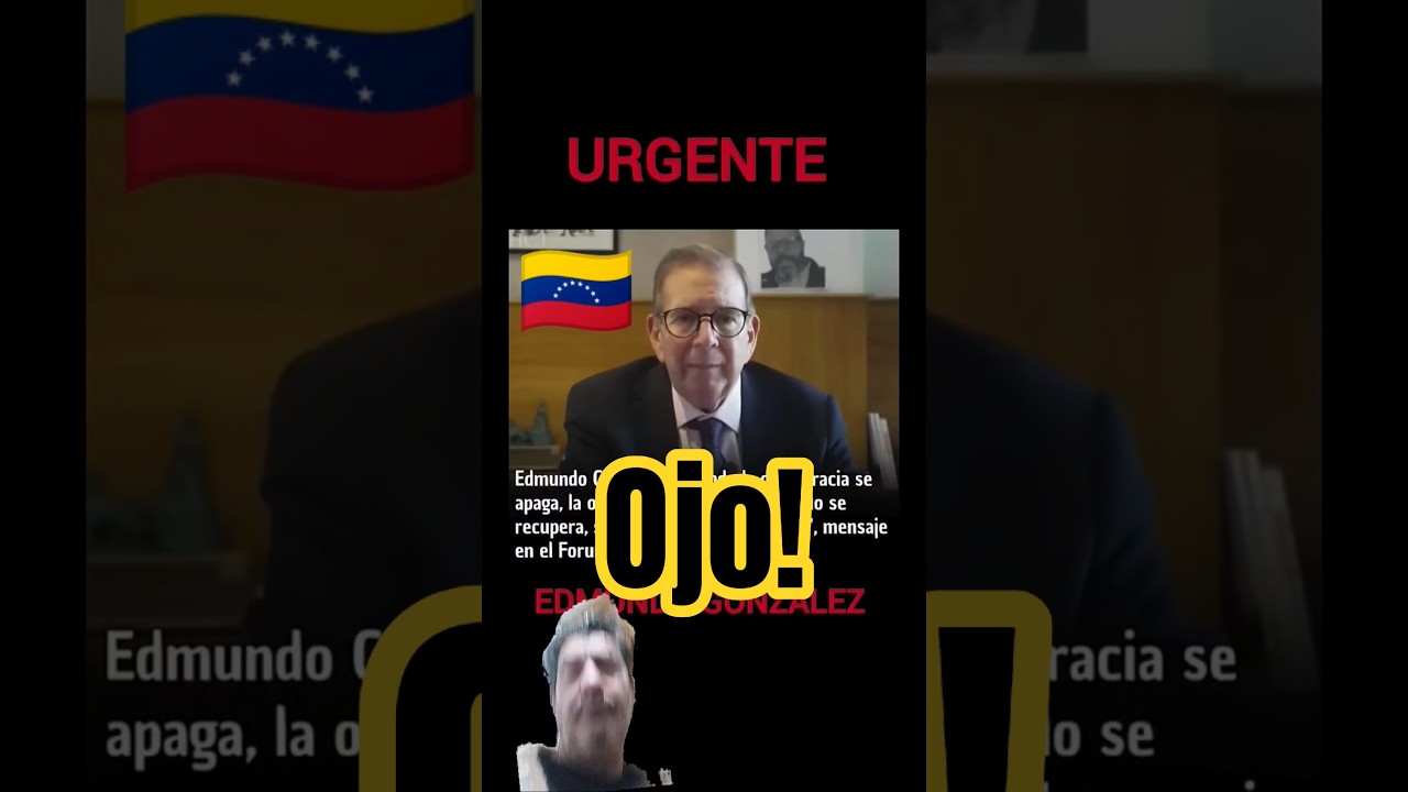 Edmundo González Urrutia: La democracia ha sido destruida por Maduro #noticias #edmundogonzalez #new