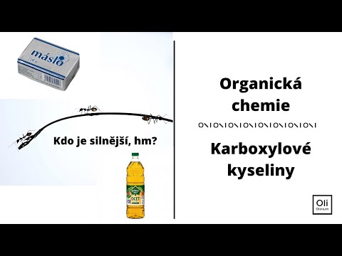 Video: Rozdíl Mezi Karboxylovou Kyselinou A Esterem