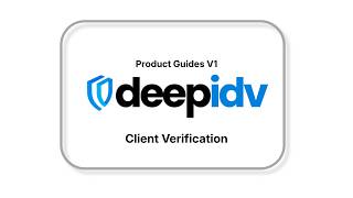 Identity Verification Flow V1 - Verify Your Customers