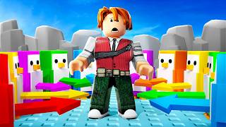 A BATALHA DE PINGUINS INSANA (Roblox Knockout)