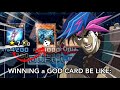When you DEFEAT a GOD using LUCK