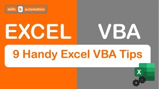 9 Handy Excel VBA Tips [for Everyday Coding]