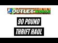 90 Pounds of Clothing & Shoes From the Goodwill Outlet to Resell Online!!