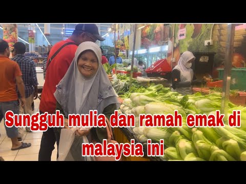 INI LAH SIFAT ASLI ORANG MALAYSIA ⁉️🇲🇾 EMAK YANG BAIK HATI JUMPA DI PASAR RAYA