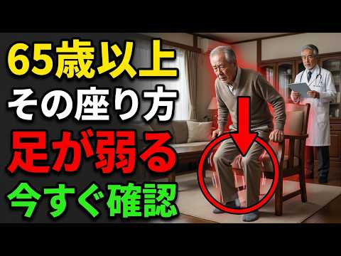 【65歳以上】座りすぎで足が弱る人が増えています｜転倒・ふらつきを防ぐために見直す習慣5つ