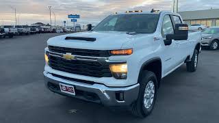 2024 Chevrolet Silverado 3500 HD LT - 6.6L V8 Gas - Summit White - Miles 41,752 - Stock #: P2541