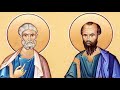 Акафіст святим апостолам Петру і Павлу (українською мовою)
