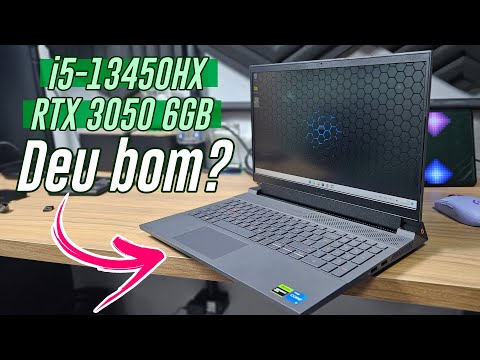 Finalmente um bom Dell G15? Review (i5-13450HX + RTX 3050 6GB)