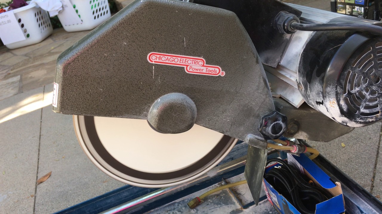 Chicago Electric Tile Saw for Sale WLV YouTube