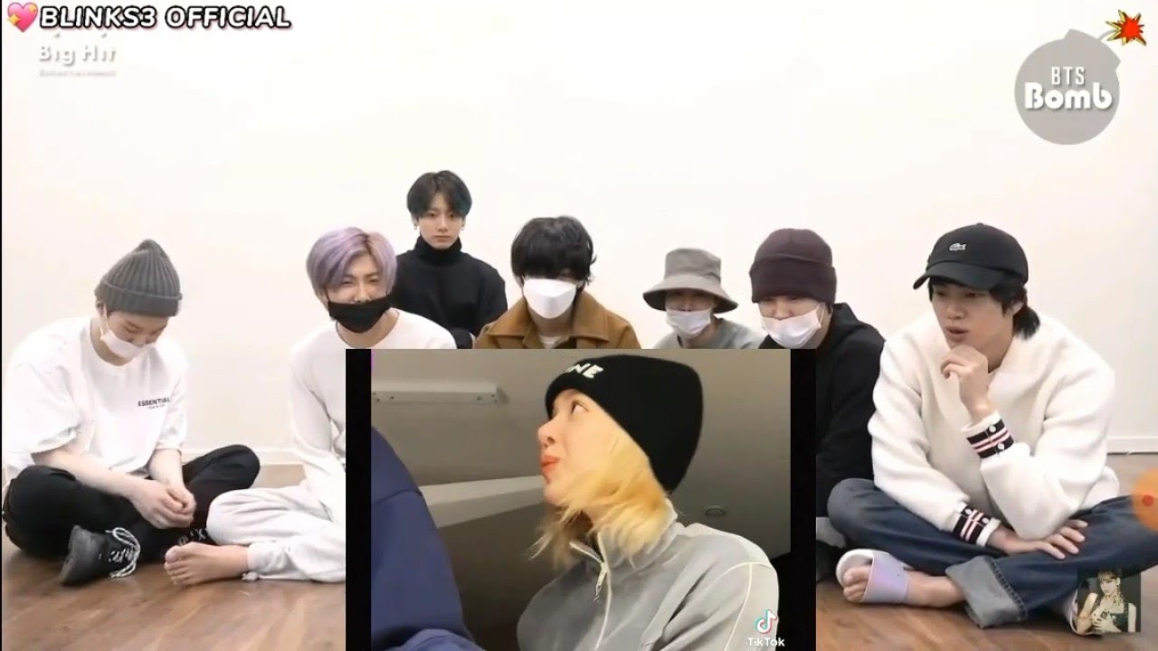 bts reaction blackpink chaelisa tiktok