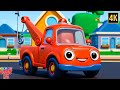 Wheels on the Tow Truck &amp; Educational Vehicle Rhyme for Children