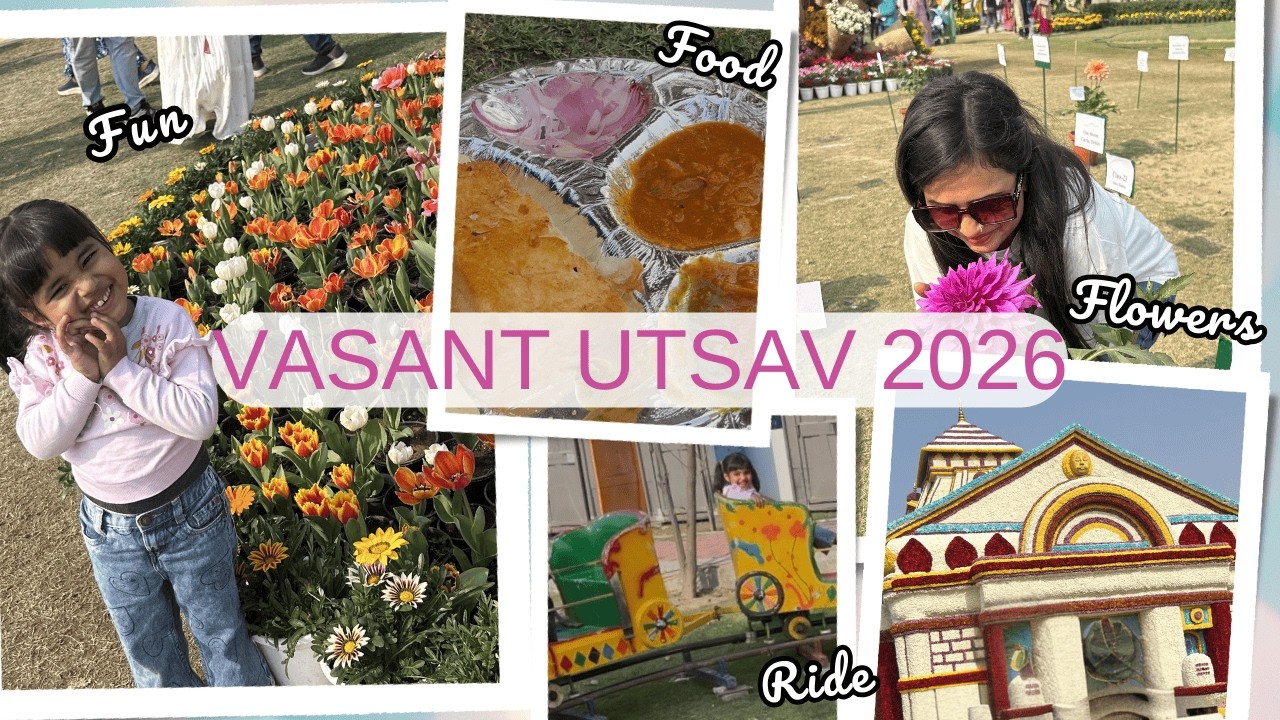 A Day at Vasant Utsav Noida 2026 🌷 | *Beautiful Flowers, Rides & Fun Moments* | Life with Simmi
