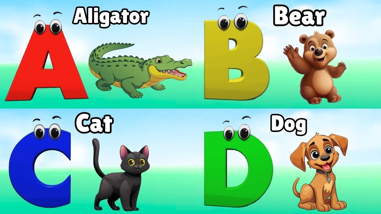 Alphabet Animals Song | Learn the ABC Alphabet Animals Song for Kids | ABC Alphabet Phonics Song