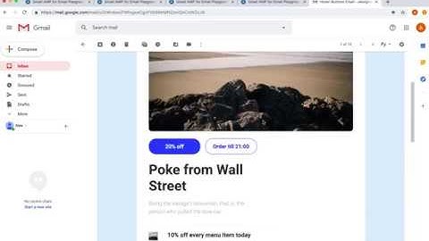 AMP Email template – how it works in real life.