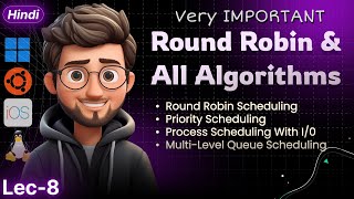 Round Robin & Priority Scheduling Algorithm | Multi-Level Queue Scheduling | CPU Scheduling in OS
